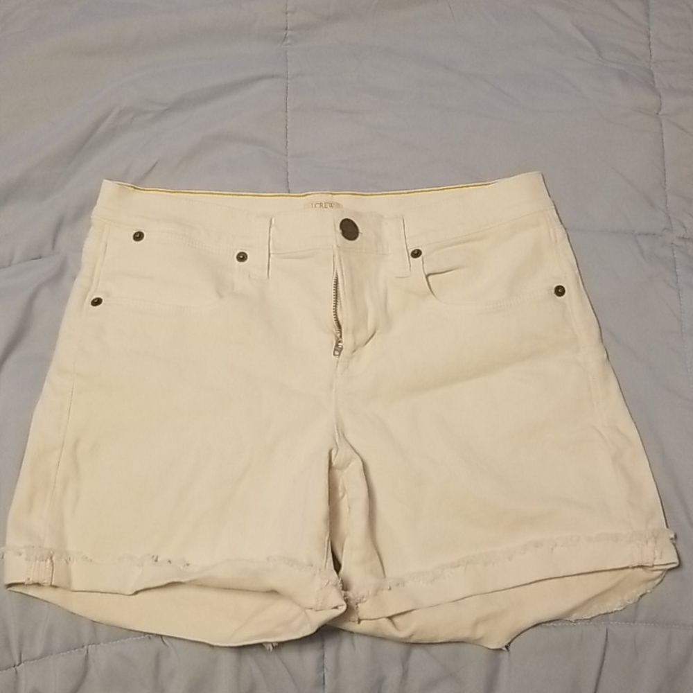 J. Crew white size 26 shorts